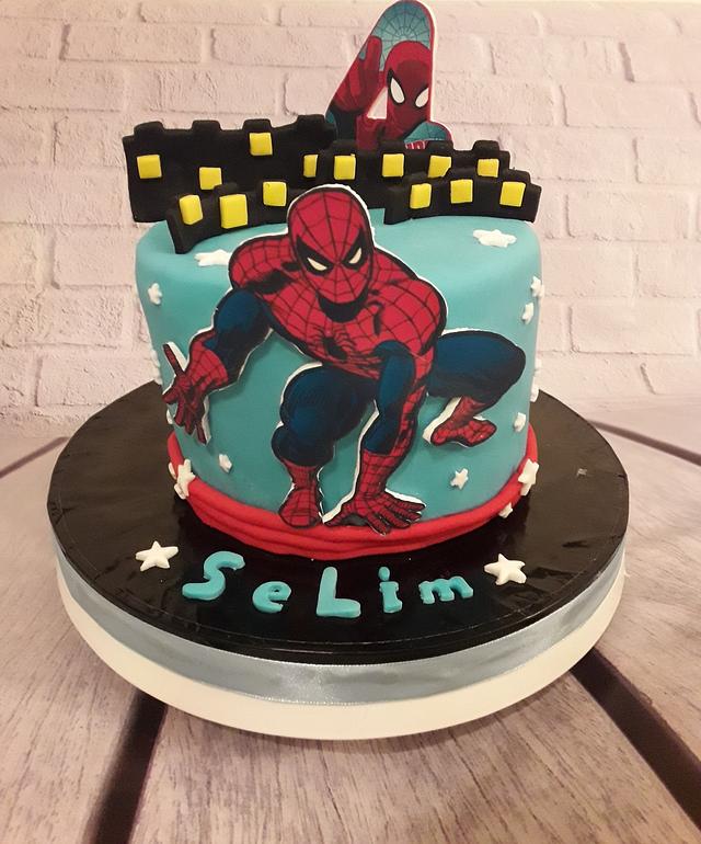 Spider Man cake - Decorated Cake by Noha Sami - CakesDecor