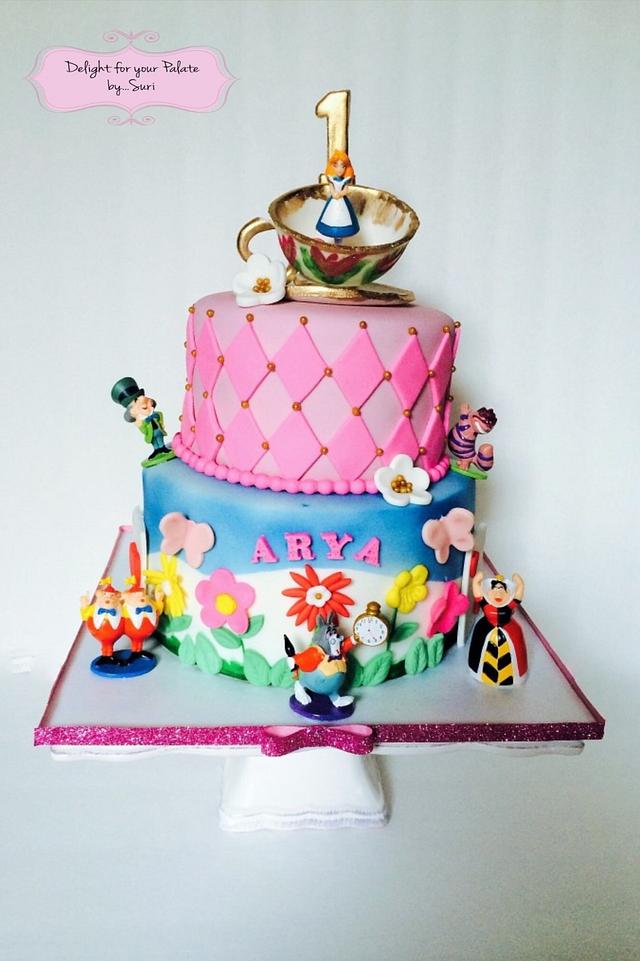 Alice in Wonderland - Cake by Delight for your Palate by - CakesDecor