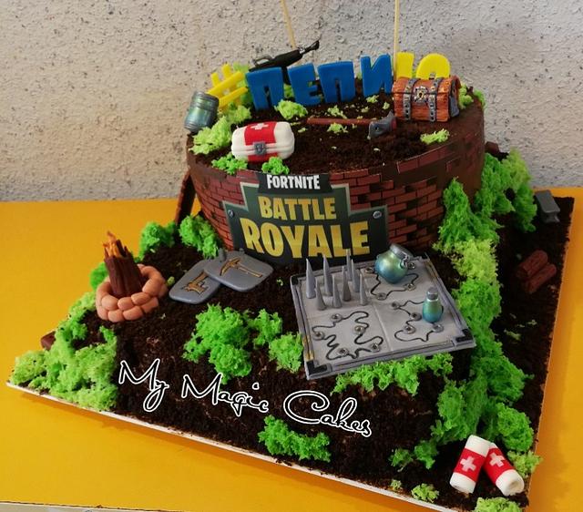 Fortnite game cake 