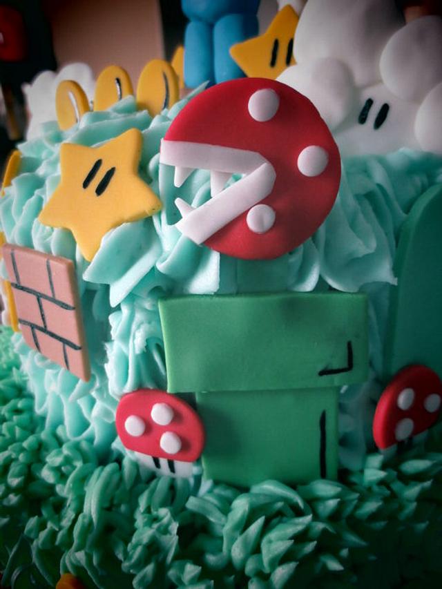 Mario Brothers - Cake by The Cakery - CakesDecor