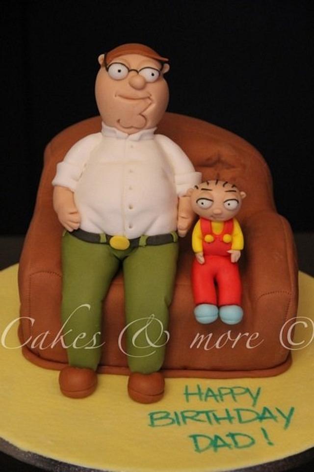 Family Guy cake Cake by Elli & Mary CakesDecor