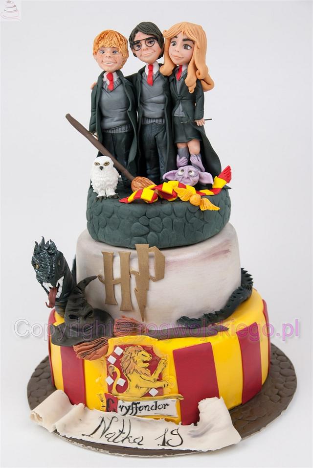 Harry Potter Cake / Tort z postaciami z Harry Potter - - CakesDecor