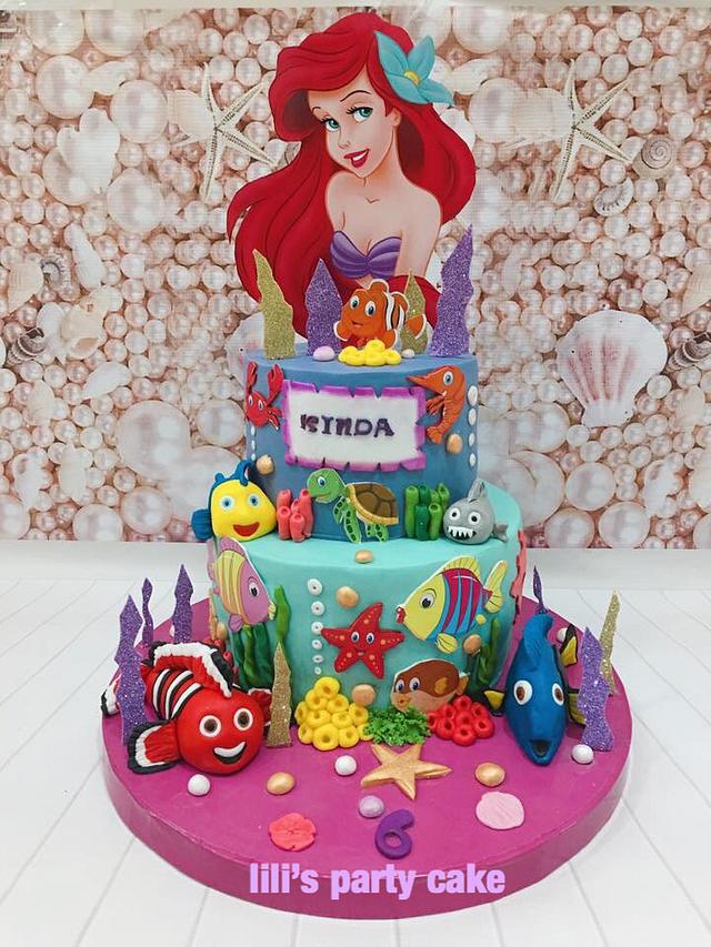 Mermaid cake - Decorated Cake by Lola1 - CakesDecor