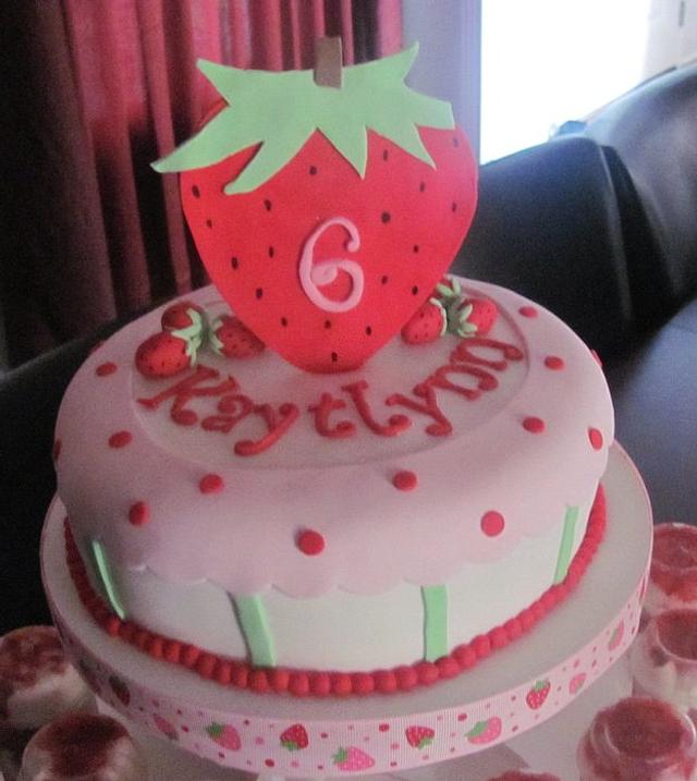 Strawberry Cupcake Tower