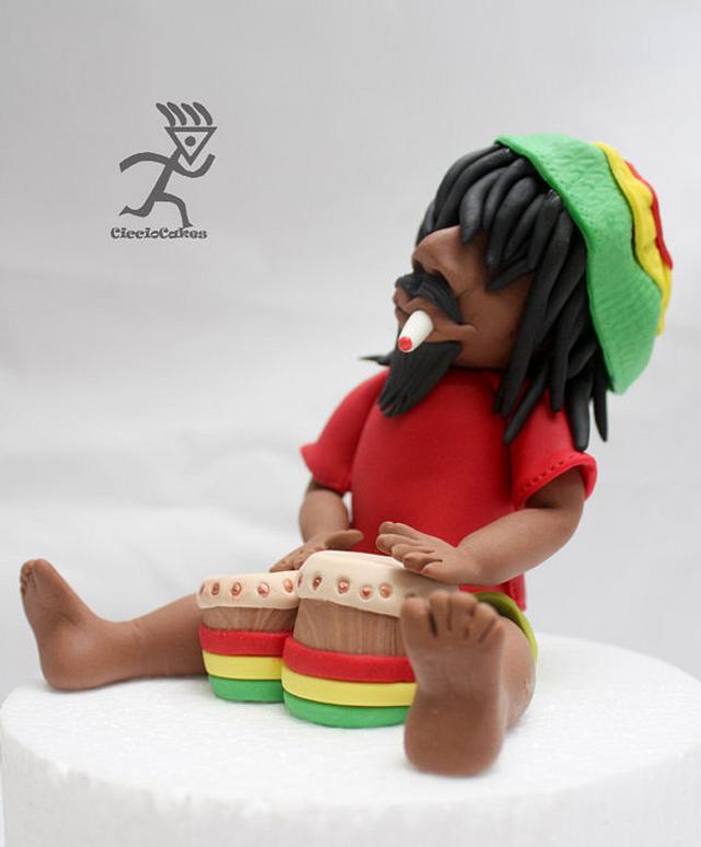 Rasta Cake Topper