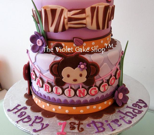 Cocalo Jacana Inspired 1st Birthday Cake By Violet Cakesdecor