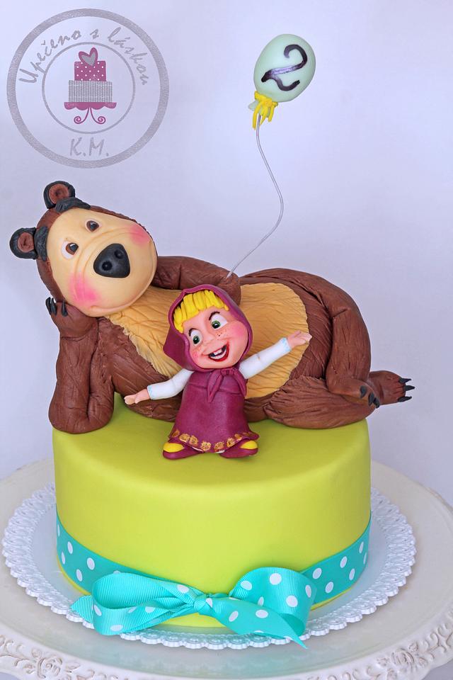 Masha and the bear - Decorated Cake by Tynka - CakesDecor