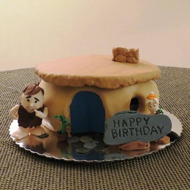 Flintstones Cake - Decorated Cake by Maty Sweet's Designs - CakesDecor