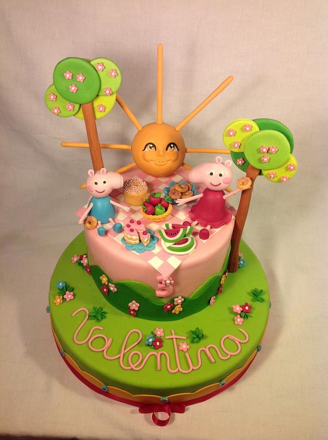 Peppa Pig cake - Decorated Cake by Rossella Curti - CakesDecor