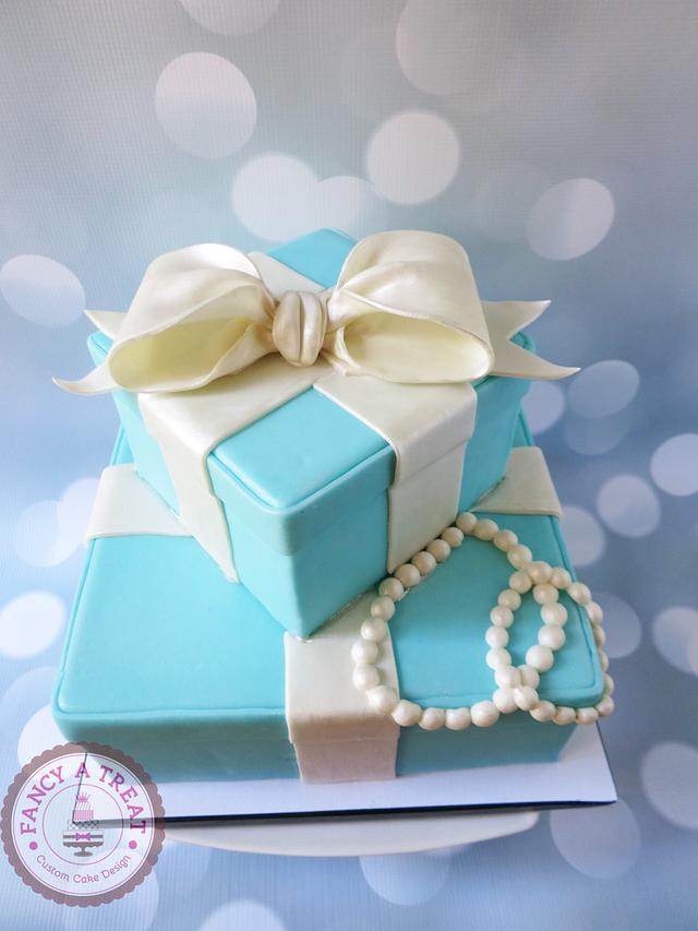 Tiffany Gift Boxes - Decorated Cake by Fancy A Treat - CakesDecor