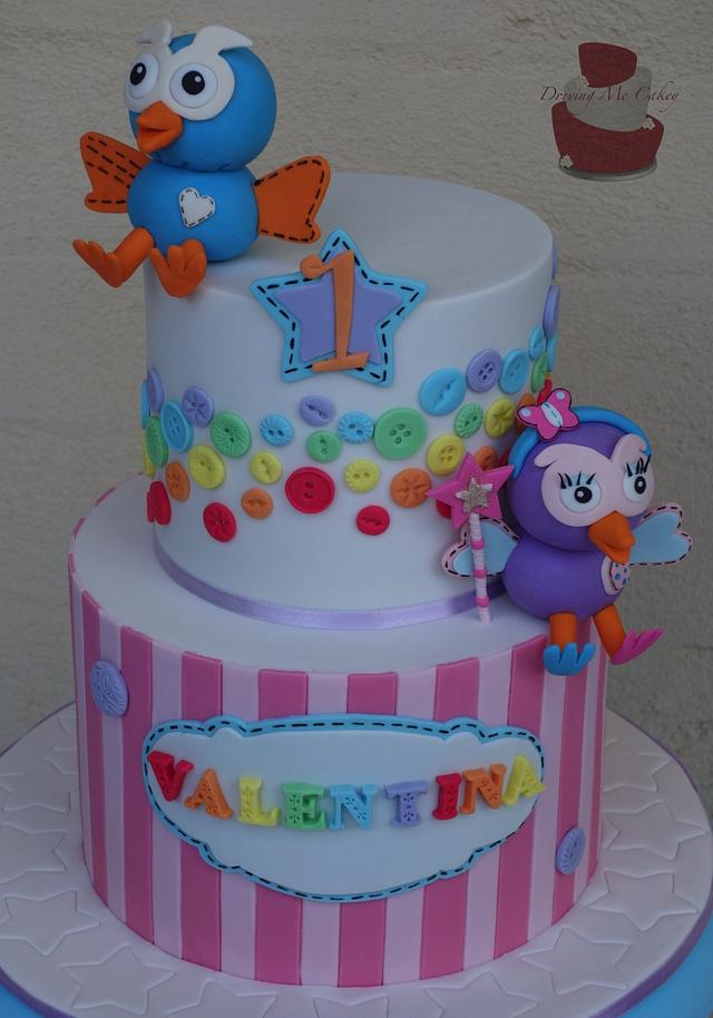 Hoot And Hootabelle - Decorated Cake By Jaymie - CakesDecor