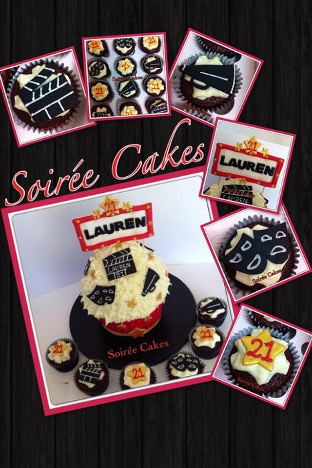 Lights, Camera, Action Cake by Sharon Patel CakesDecor