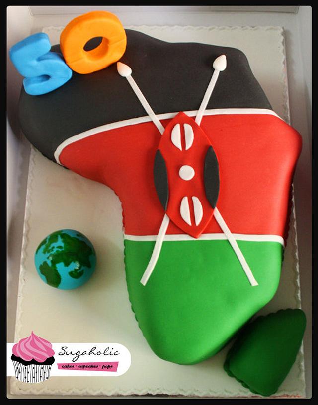 Africa Cake - Decorated Cake by Sugaholic Bakeshop - CakesDecor