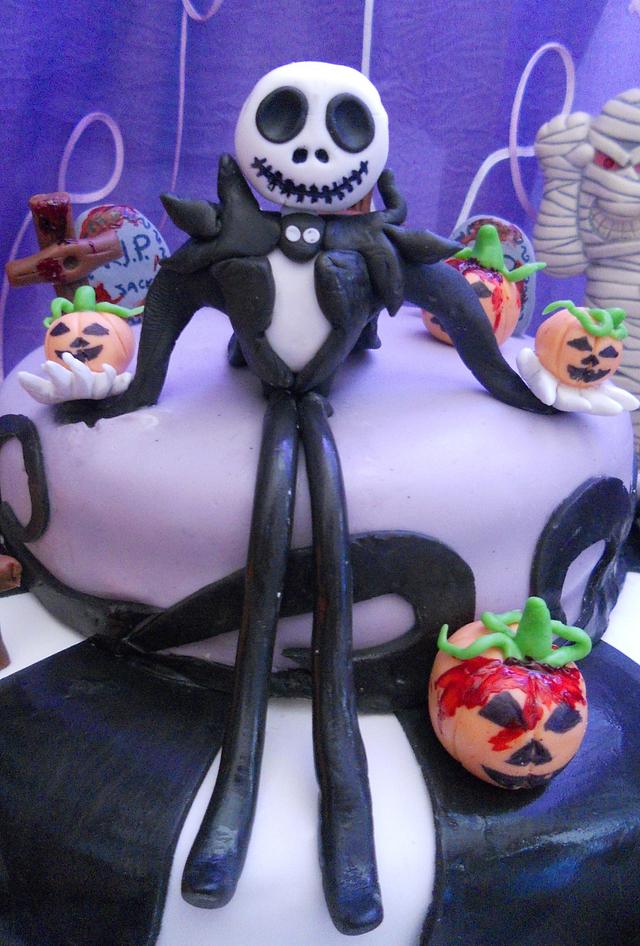 cake topper nightmare before cristmas - Decorated Cake by - CakesDecor