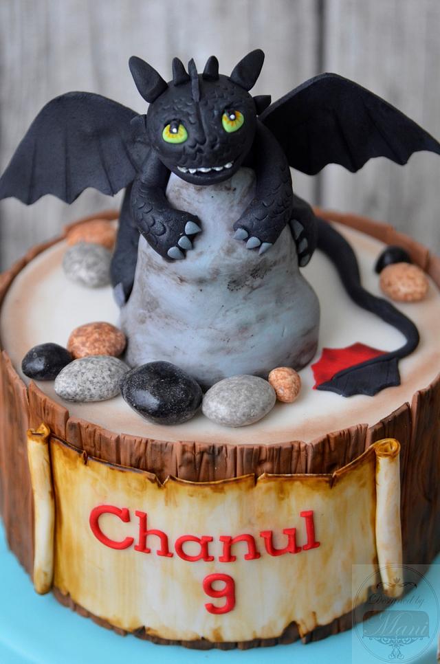 'How to train your dragon' cake Decorated Cake by CakesDecor
