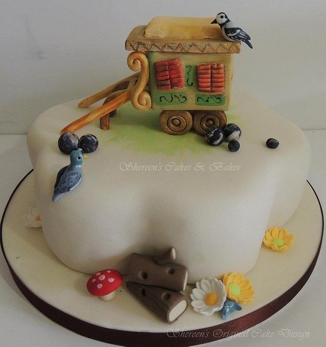 Gypsy Wedding Cake & Cupcakes Cake by Shereen CakesDecor