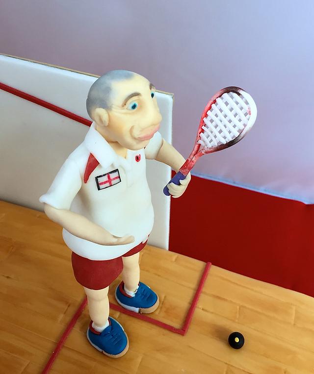 Squash game Cake by Canoodle Cake Company CakesDecor
