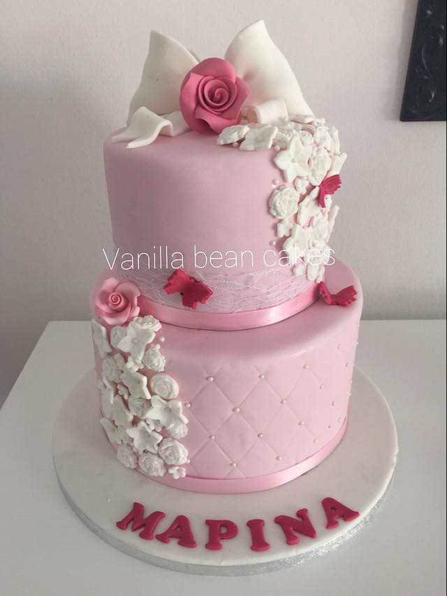 Shabby Chic Cake Decorated Cake By Vanilla Bean Cakes CakesDecor   Dsvvftghargps04jgflf 