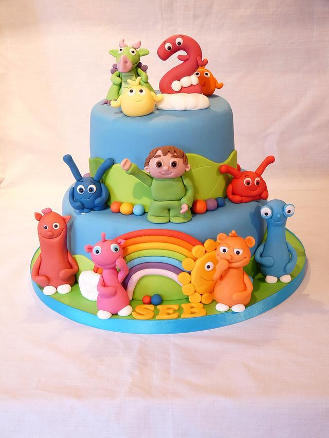 BABY TV CAKE - Decorated Cake by Grace's Party Cakes - CakesDecor