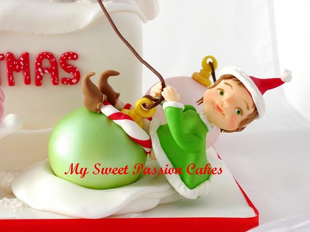 Love Christmas - Decorated Cake by Beata Khoo - CakesDecor
