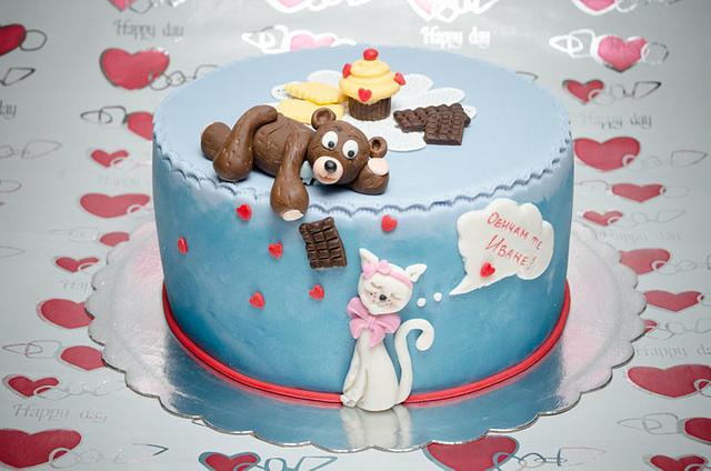 Love cake - Decorated Cake by Rositsa Lipovanska - CakesDecor