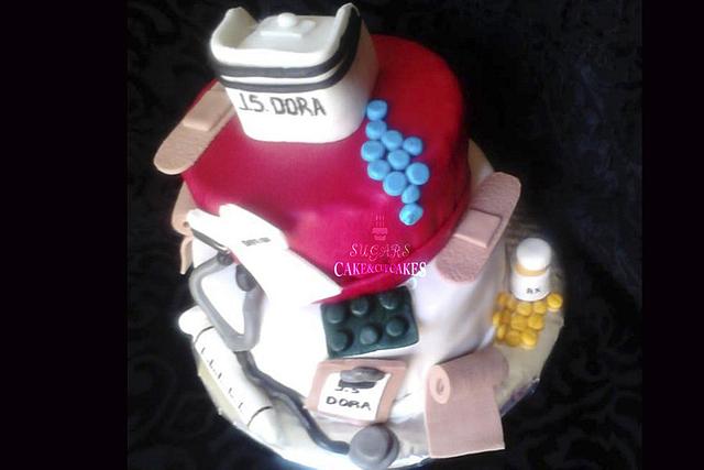 NURSE THEME CAKE - Cake by SUGARScakecupcakes - CakesDecor