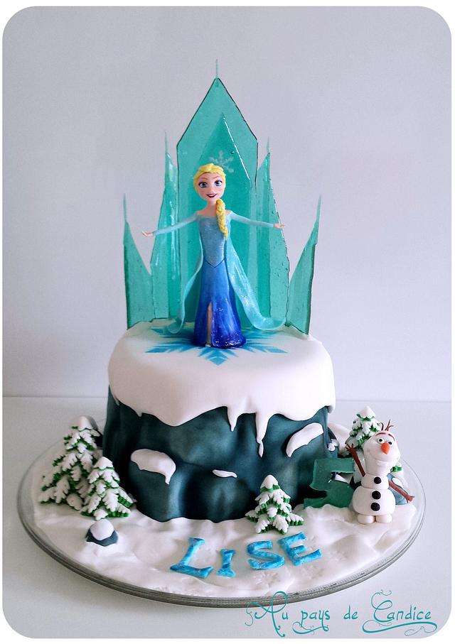 Elsa La Reine Des Neiges Cake By Au Pays De Candice Cakesdecor