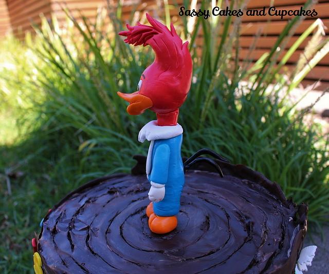 woody woodpecker cake topper