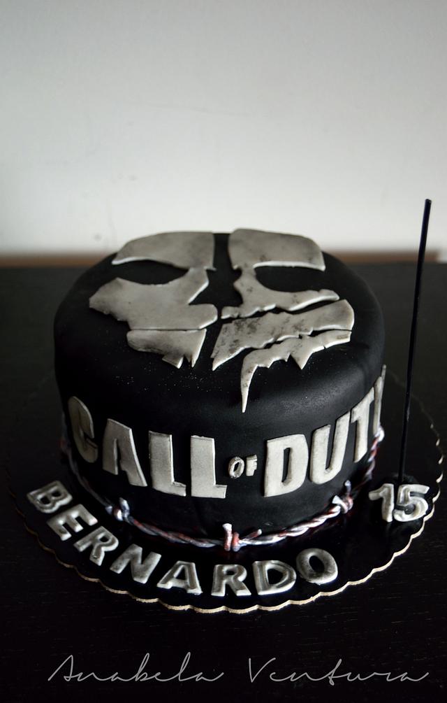 Call of Duty Ghosts Decorated Cake by AnabelaVentura CakesDecor