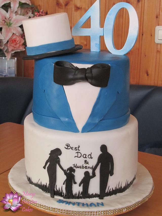 Birthday Cake for Dad - Cake by Mary Yogeswaran - CakesDecor