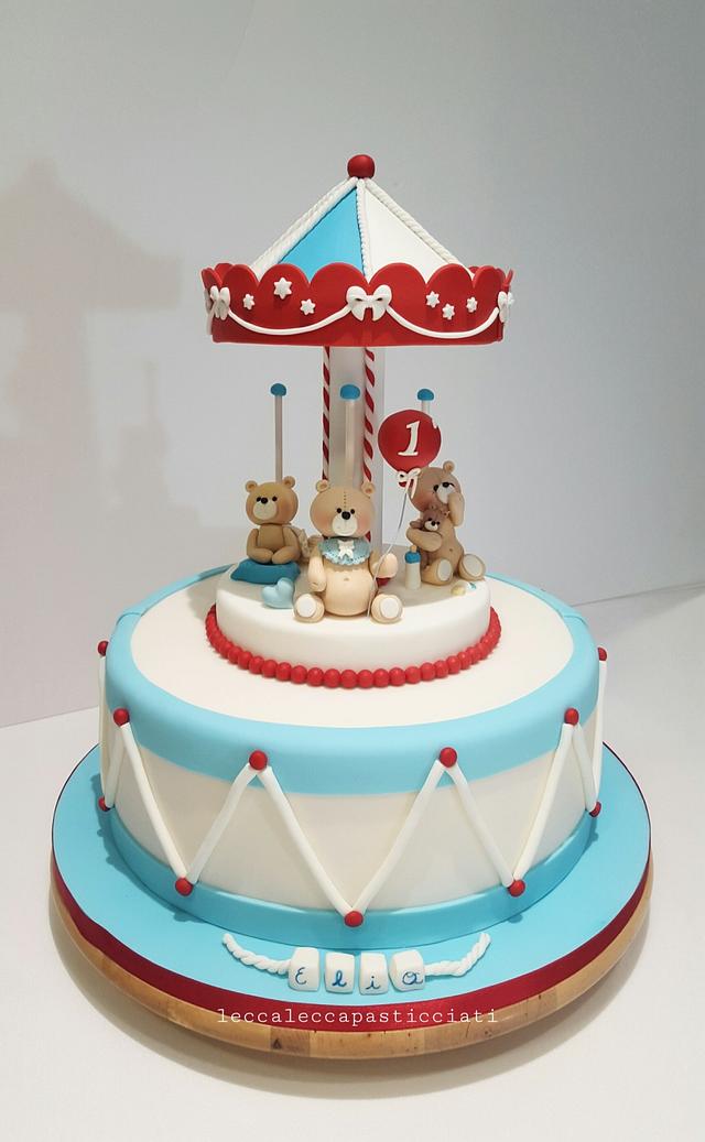 Carousel cake Decorated Cake by leccalecca CakesDecor