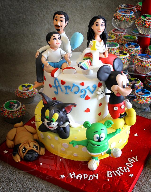 Arnav's Birthday bash - Decorated Cake by Anna Mathew - CakesDecor
