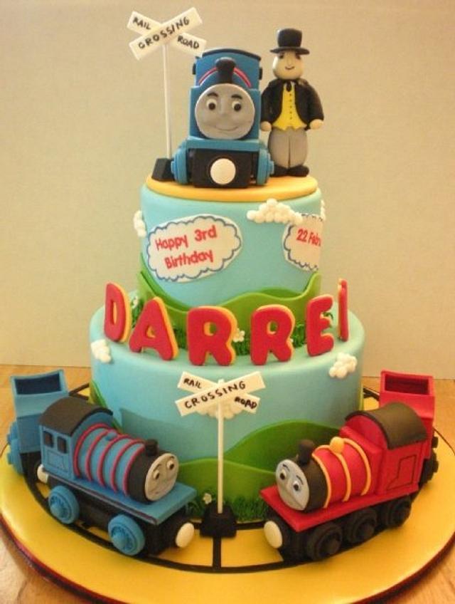 Thomas Tank - Decorated Cake by Ester Siswadi - CakesDecor