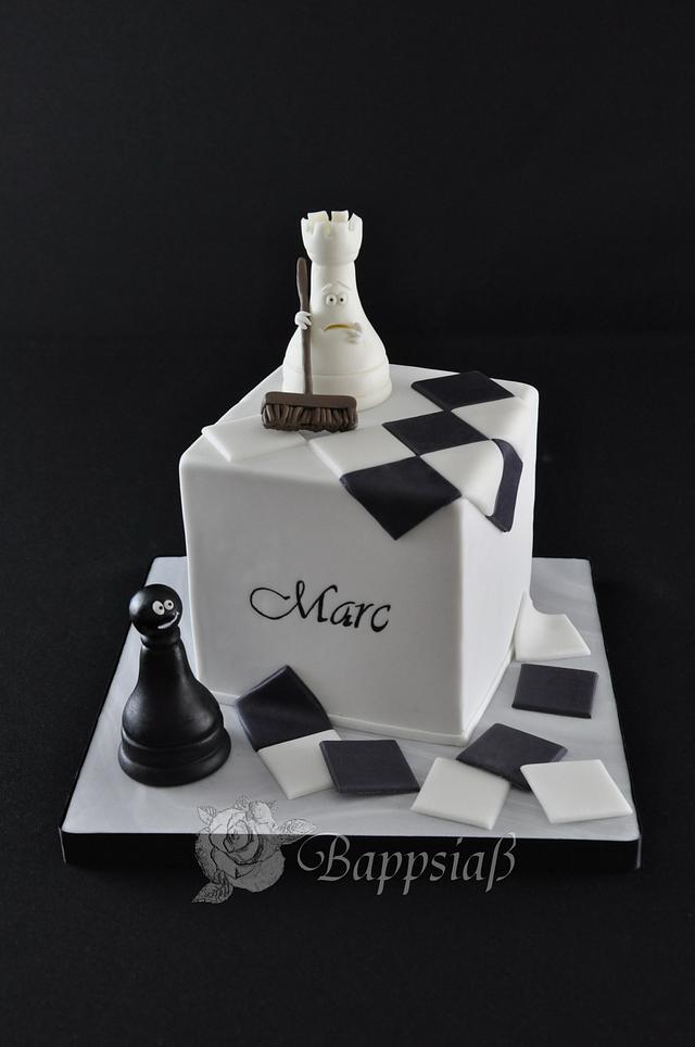 Chess Pieces Cake – Creme Castle