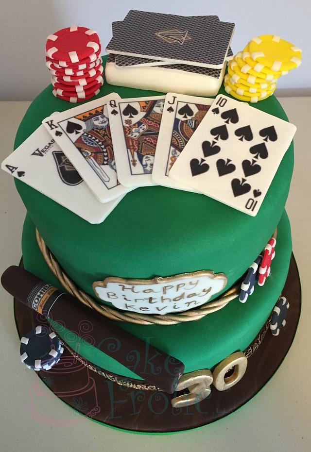 Poker Cake - Decorated Cake by CakeFrolic - CakesDecor