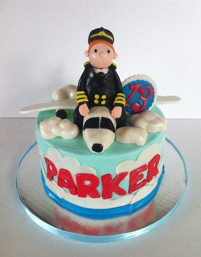 Pilot Birthday Cake Cake by Michelle CakesDecor