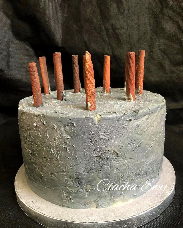 Concrete cake - Decorated Cake by Ewa - CakesDecor