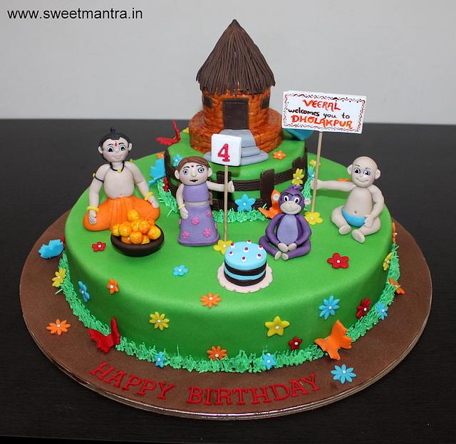A39 Chhota Bheem Theme Paper Toppers – Vinayak De Food Mart