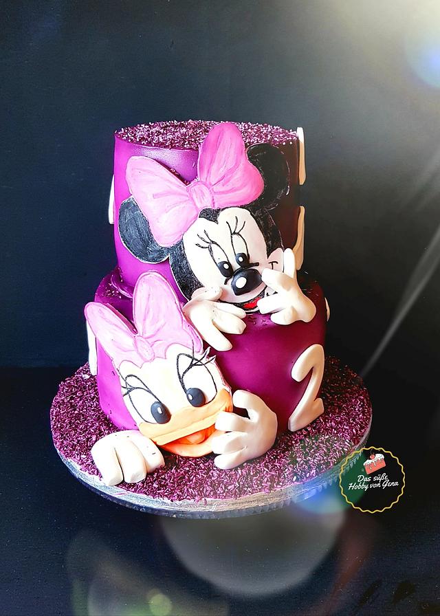 Minnie and Daisy Cake by Gena CakesDecor