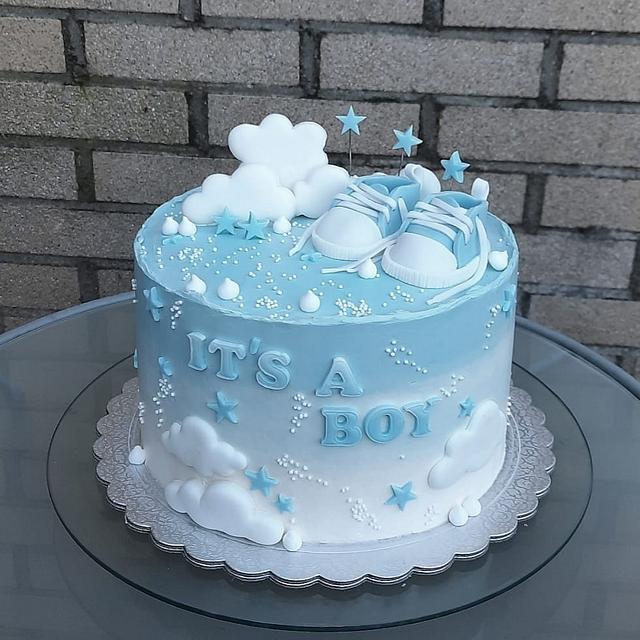 Baby shower - Decorated Cake by Julie's Cakes - CakesDecor