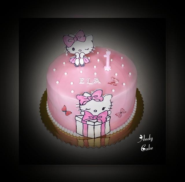 Hello Kitty Face Edible Icing PRE-CUT Cake Topper 4 Inch /5 Inch (widt –  House of Cakes