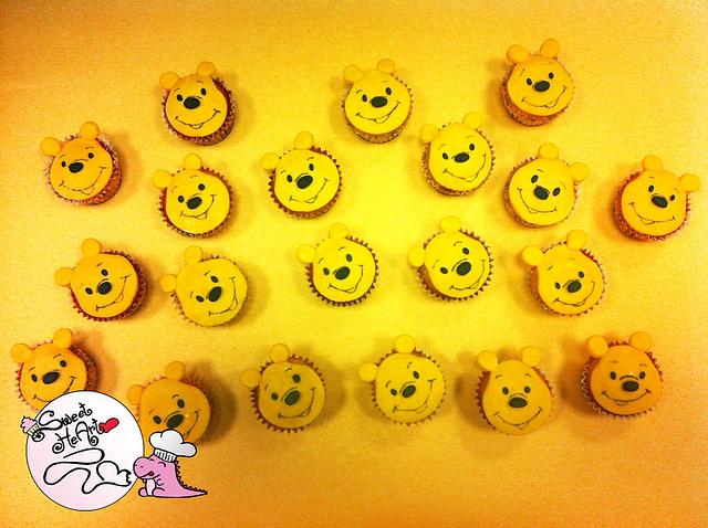 Winnie the pooh mini cupcakes - Decorated Cake by Sweet - CakesDecor