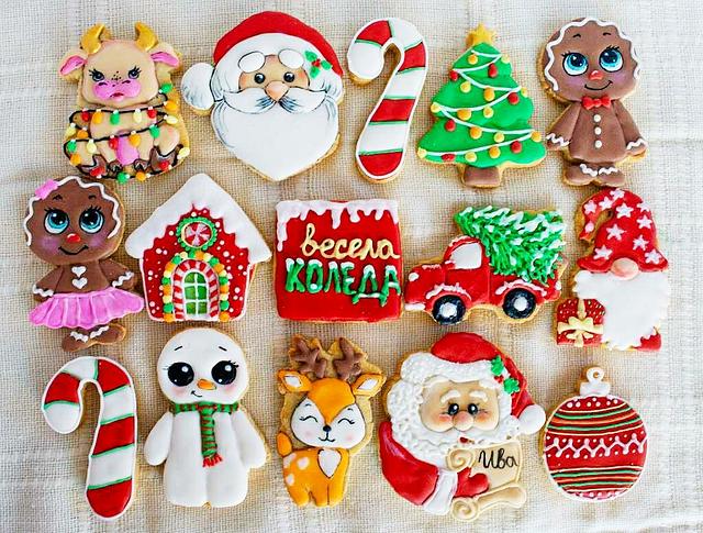 Christmas cookies - Decorated Cookie by TortIva - CakesDecor