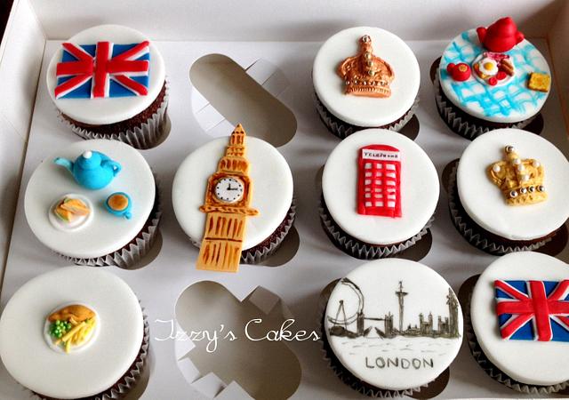 London Cupcakes - Cake by The Rosehip Bakery - CakesDecor