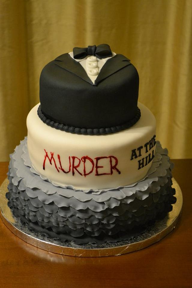 Murder Mystery cake - Cake by Cakesbylala - CakesDecor