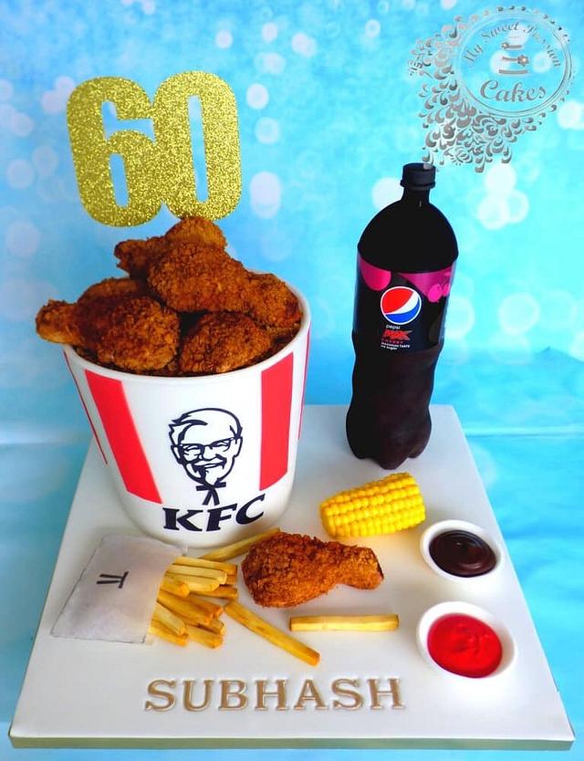 KFC Cake Decorated Cake by Beata Khoo CakesDecor