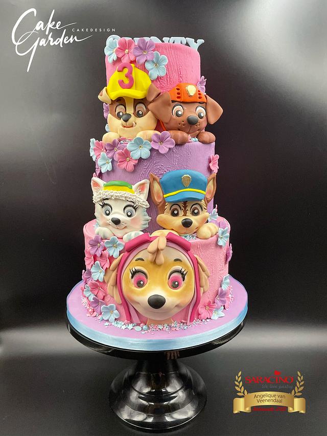 Paw Patrol cake! - Decorated Cake by Cake Garden - CakesDecor