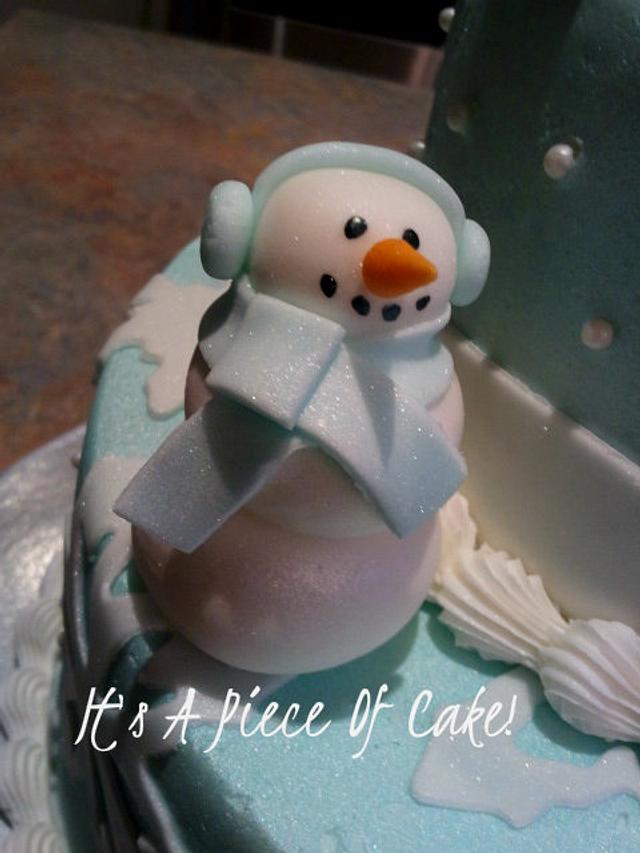 Winter Wonderland Cake:) - cake by Rebecca - CakesDecor