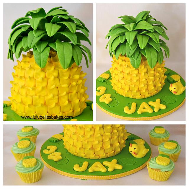 Pineapple Cake Cake by Lulubelle's Bakes CakesDecor