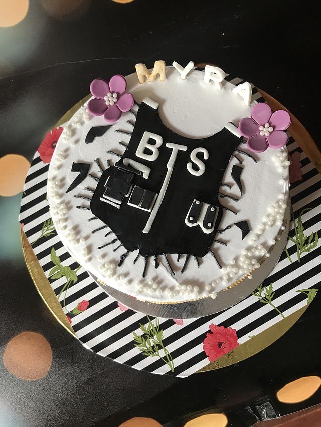 BTS theme cake - Cake by TheBakersGallery - CakesDecor